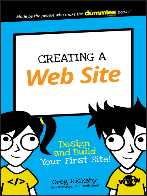 Title details for Creating a Web Site by Greg Rickaby - Available